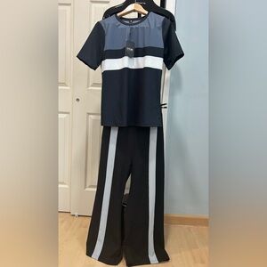 STYLEWE Black and Gray Top